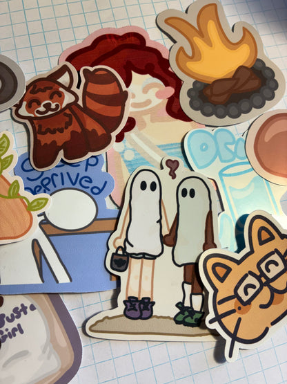 Random sticker grab bag ~ 3 stickers