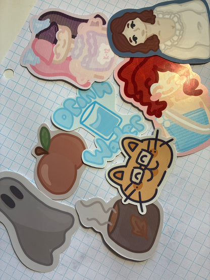 Random sticker grab bag ~ 3 stickers
