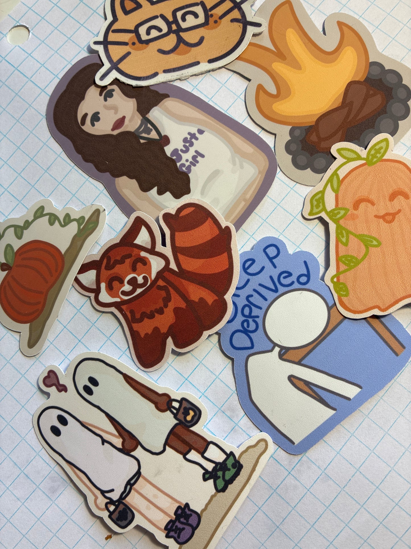 Random sticker grab bag ~ 3 stickers
