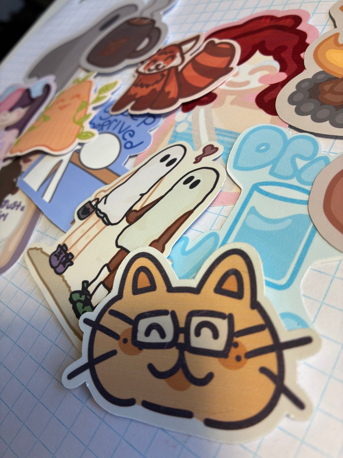 Random sticker grab bag ~ 3 stickers
