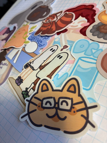 Random sticker grab bag ~ 3 stickers